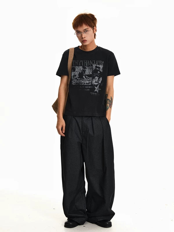 Pleated Wide-Leg Pants 4