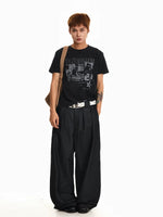 Pleated Wide-Leg Pants 5