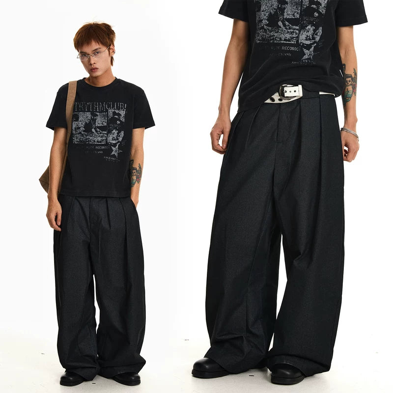 6207751951306,6207751951307,6207751951308,6207751951309,6207751951310, Pleated Wide-Leg Pants