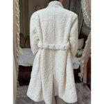 Plush Long Lapel Belted Coat 5