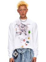 Pokémon Graphic Print Long-Sleeve T-Shirt 3