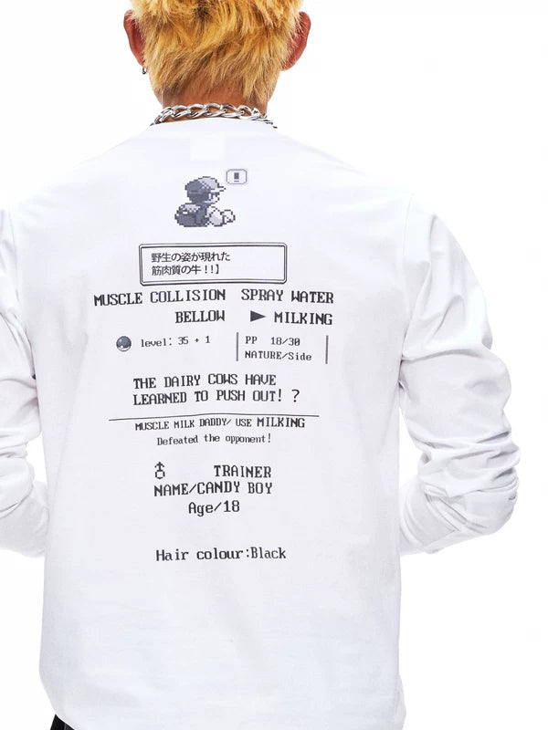 Pokémon Graphic Print Long-Sleeve T-Shirt 5