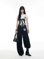Polka Dot Graphic Short-Sleeve T-Shirt 4