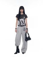 Polka Dot Graphic Short-Sleeve T-Shirt 5