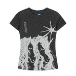 6239642802405,6066221005301,6066221005302, Polka Dot Graphic Short-Sleeve T-Shirt
