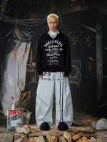 Polka Dot Graphic Zip-Up Hoodie 4