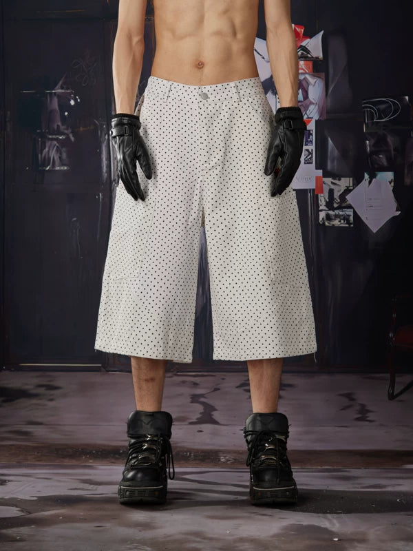 Polka Dot Loose-Fit Cotton Pants 2