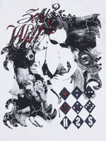 Polka Dot Raglan Sleeve Graphic T-Shirt 4