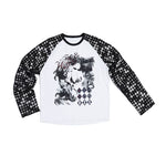 6032953256650,6032953256651,6036476901229, Polka Dot Raglan Sleeve Graphic T-Shirt