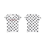 6265403687108,6265403687109,6265403687110,6265403687111, Polka Dot Slim Fit Rhinestone T-Shirt