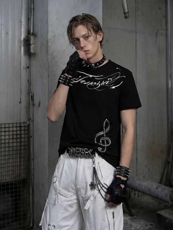 Printed Cotton Short Sleeve T-Shirt 2