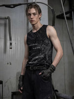 Printed Sleeveless Street Style Vest 1
