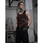 6096082489970,6096082489971,6096082489972, Printed Sleeveless Street Style Vest