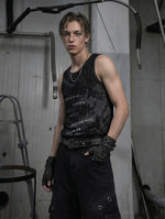Printed Street Style Sleeveless Vest 3