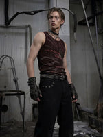 Printed Street Style Sleeveless Vest 4
