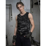 6095282896898,6095282896899,6095282896900, Printed Street Style Sleeveless Vest