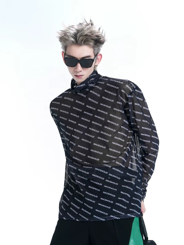 Printed Turtleneck Base Layer T-Shirt 2
