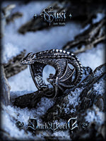Pterodactyl Titanium Steel Punk Ring 2