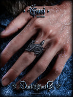 Pterodactyl Titanium Steel Punk Ring 4