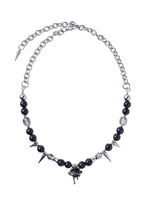 Punk Beaded Studded Necklace 5