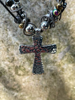Punk Cross Choker Necklace 4