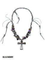 Punk Cross Choker Necklace 5
