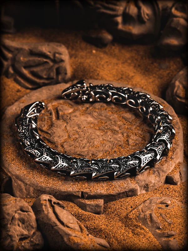 Punk Dragon Bone Bracelet 1