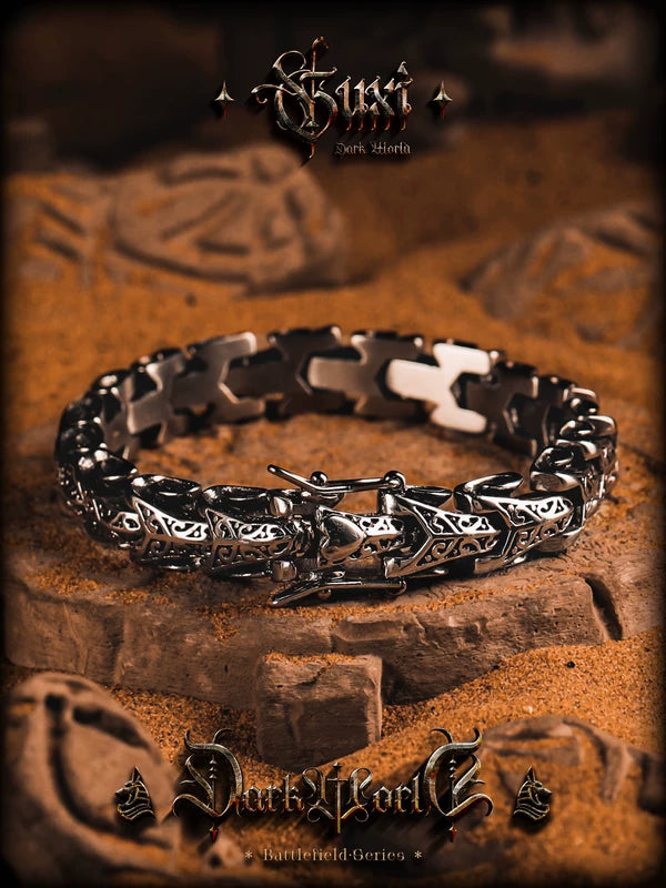 Punk Dragon Bone Bracelet 2