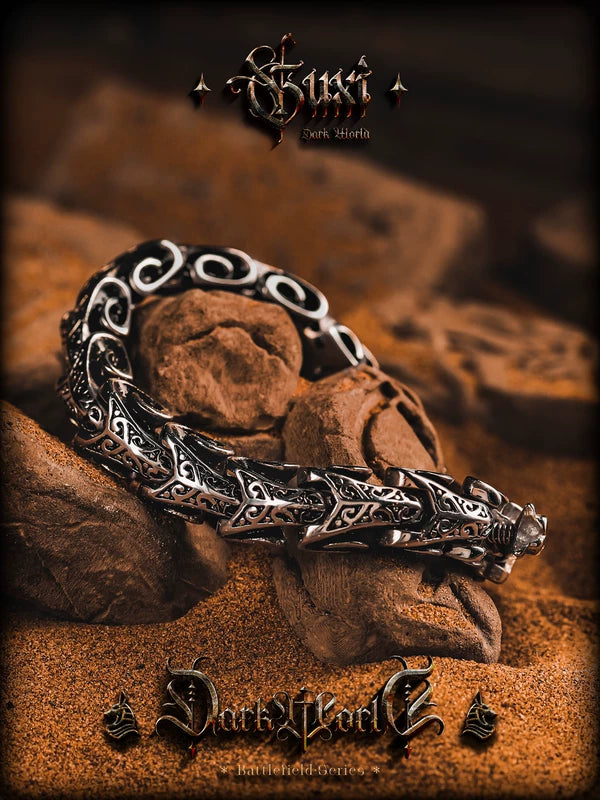 Punk Dragon Bone Bracelet 3