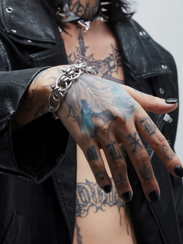 Punk Gothic Chain Bracelet 1
