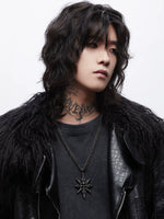 Punk Gothic Cross Pendant Necklace 2