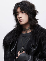 Punk Gothic Cross Pendant Necklace 3