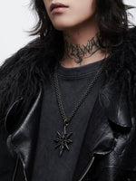 Punk Gothic Cross Pendant Necklace 4