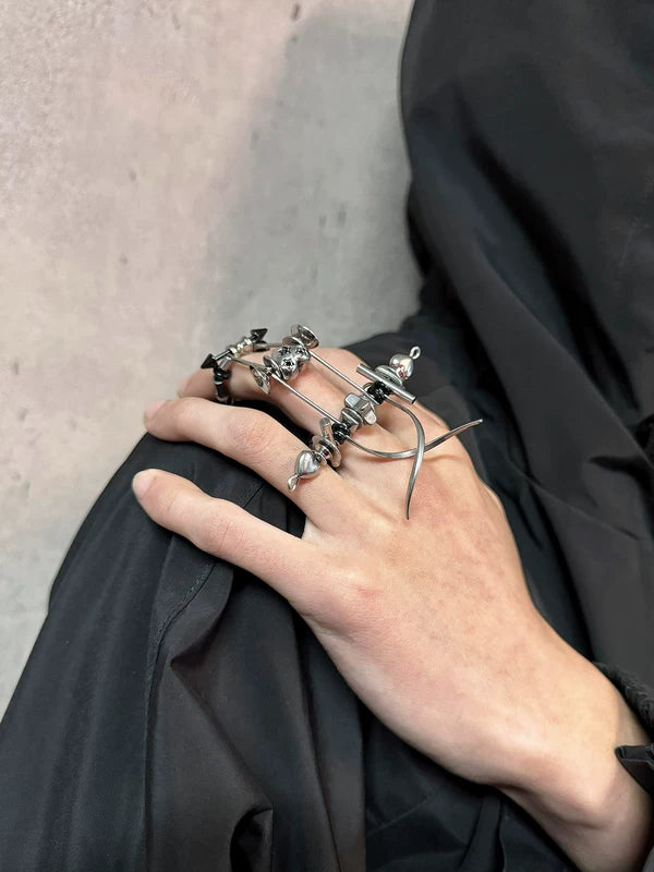 Punk Mechanical Adjustable Ring 4