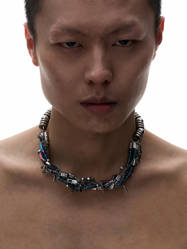 Punk Mechanical Choker Necklace 3