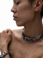 Punk Mechanical Choker Necklace 4