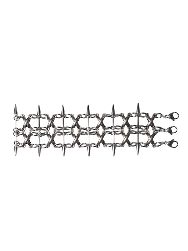 Punk Spiked Chain Bracelet 5