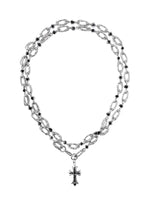 Punk Star Cross Pendant Necklace 5