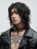 Punk Star Leather Choker Necklace 5