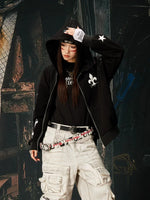 Punk Street Zip-Up Graphic Hoodie Jacket 2