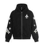 6026384284944,6026384284945,6026384284946,6026384284947, Punk Street Zip-Up Graphic Hoodie Jacket