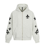 6026384284948,6026384284949,6026384284950,6026384284951, Punk Street Zip-Up Graphic Hoodie Jacket