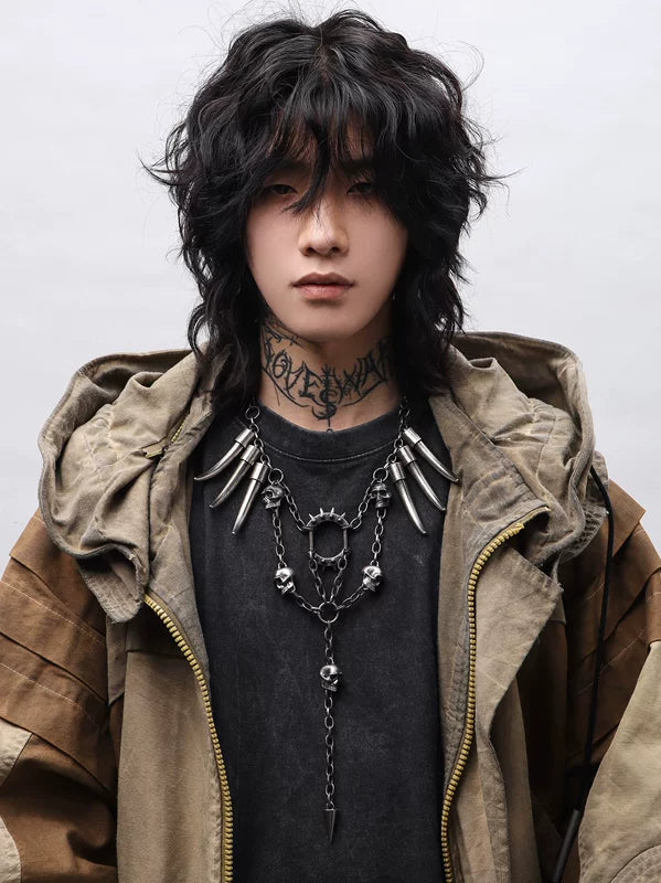 Punk Tribal Chain Necklace 2