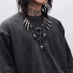 6221917894796, Punk Tribal Chain Necklace