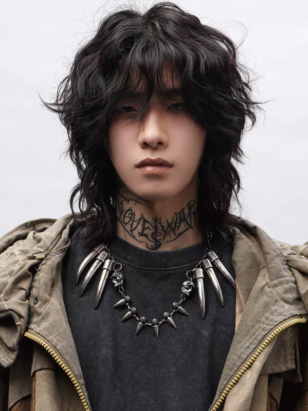 Punk Tribal Spike Necklace 2