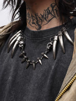 Punk Tribal Spike Necklace 3