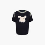 5650338894675,5650338894676,5650338894677,5650338894678, Puppy Graphic Oversized T-Shirt