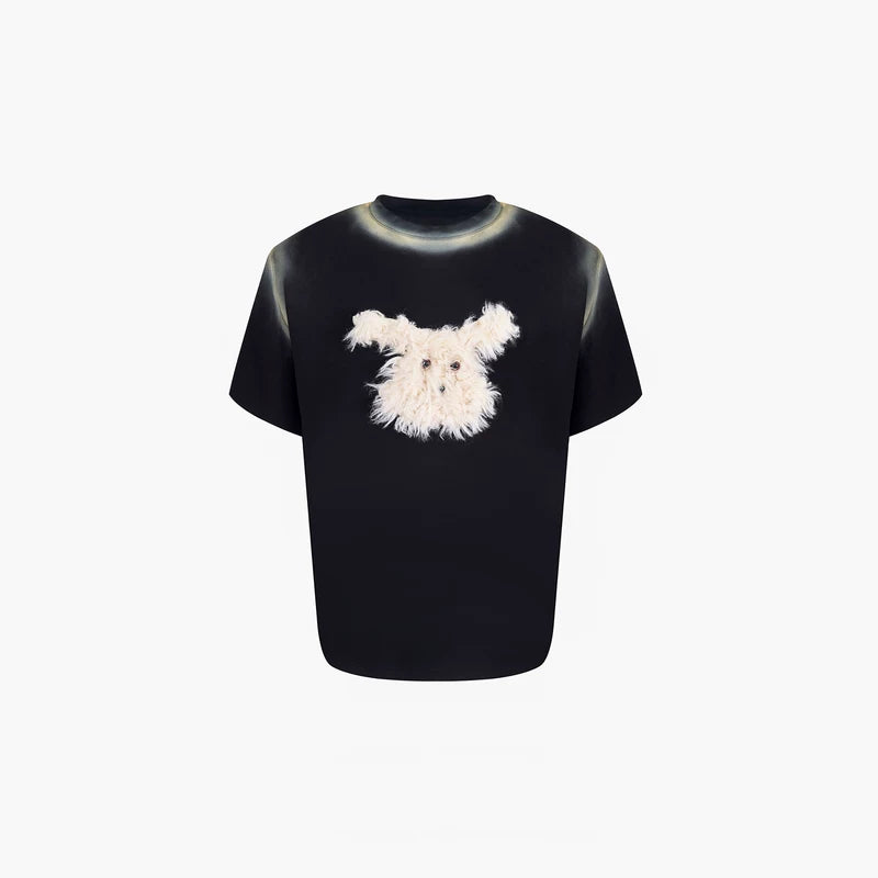 5650338894675,5650338894676,5650338894677,5650338894678, Puppy Graphic Oversized T-Shirt