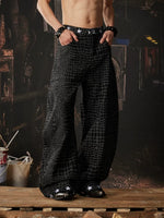 Python Pattern Wide Leg Blade Pants 4