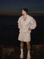 Quarter-Zip Top and Shorts Set 1